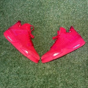 Jordan 4 Retro Flyknit Red Size 12